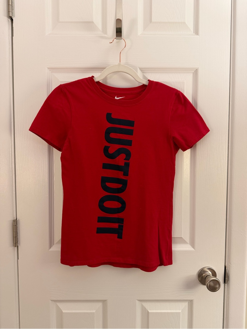 Nike Red The Nike Tee Athletic Cut Graphic T-shirt Small